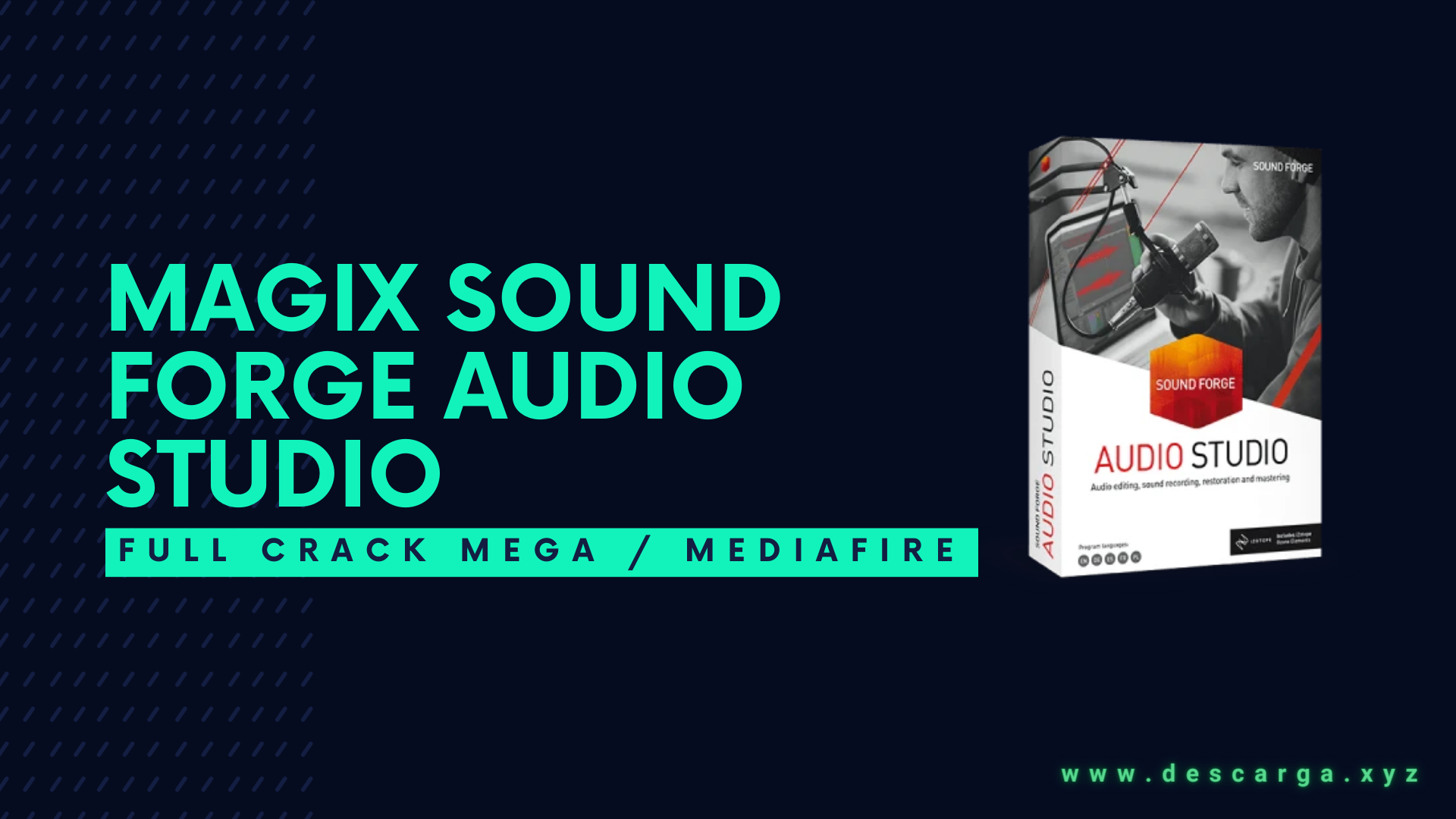 MAGIX Sound Forge Audio Studio Full v17.0.2.109 Crack Descarga gratis por MEGA 2024 - Graba tus instrumentos voces en vivo Endulza y restaura audio! MAGIX Sound Forge Audio Studio Full Descargar Gratis por Mega