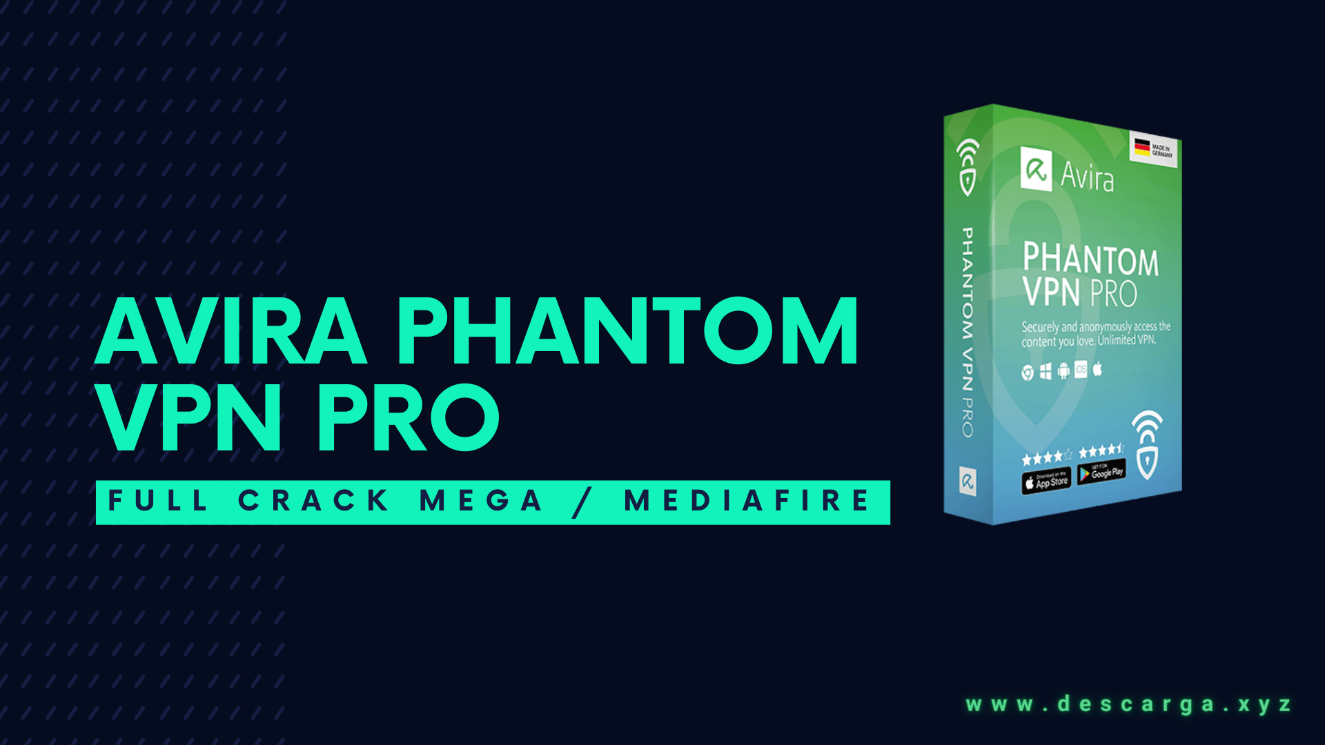 Avira Phantom VPN Pro v2.44.1.19908 Descarga gratis por MEGA 2024 - Mejora la seguridad en el anonimato de Internet, al proteger la conexión mediante VPN Avira Phantom VPN Pro Full Crack Descargar Gratis por Mega