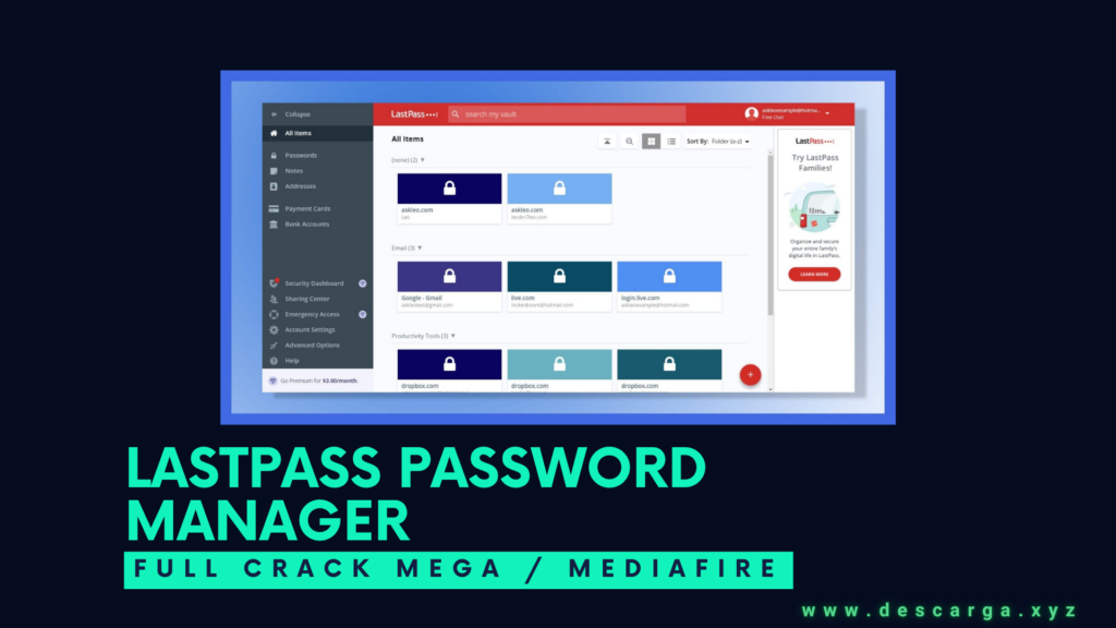 LastPass Password Manager FULL! CRACK Descarga gratis por MEGA 2025